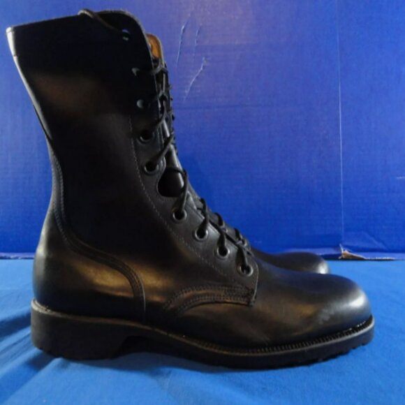 6.5R CIC GENESCO BLACK COMBAT MILITARY BOOTS TACTICAL SOLE VIETNAM ERA RC 2603